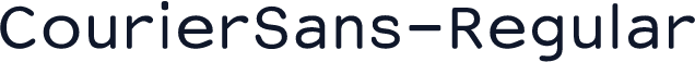 CourierSans-Regular