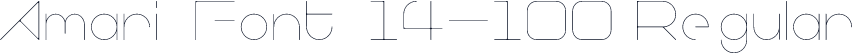 Amari_Font_14-100 Regular