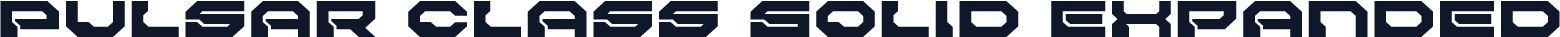 Pulsar Class Solid Expanded