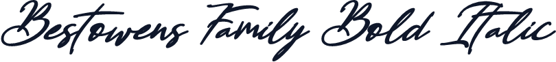Bestowens Family Bold Italic