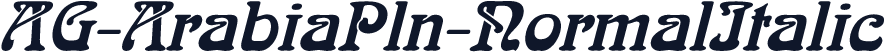 AG-ArabiaPln-NormalItalic