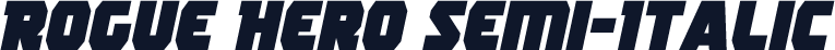 Rogue Hero Semi-Italic