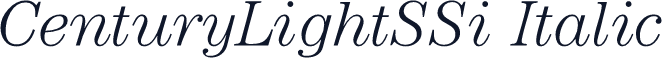 CenturyLightSSi Italic