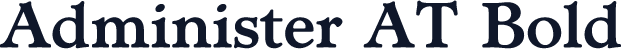 Administer AT Bold