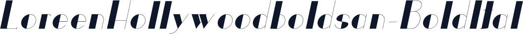 ☞LoreenHollywoodboldsan-BoldItal