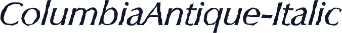 ColumbiaAntique-Italic