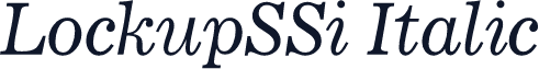 LockupSSi Italic