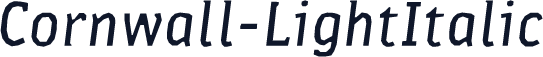 Cornwall-LightItalic