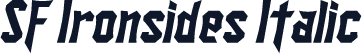 SF Ironsides Italic