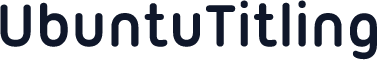 UbuntuTitling
