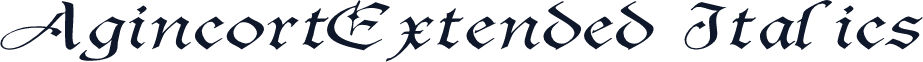 AgincortExtended Italics