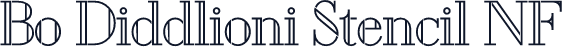 Bo Diddlioni Stencil NF