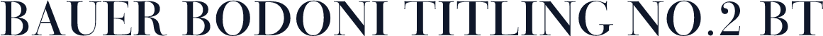 Bauer Bodoni Titling No.2 BT