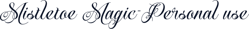 Mistletoe Magic-Personal use