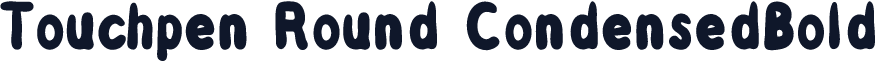 Touchpen Round CondensedBold