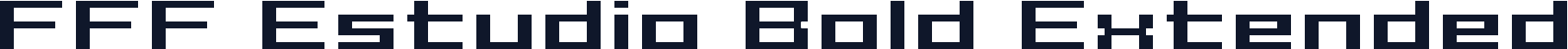 FFF Estudio Bold Extended