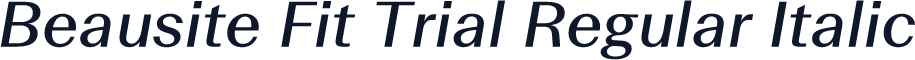 Beausite Fit Trial Regular Italic