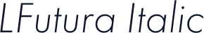 LFutura Italic