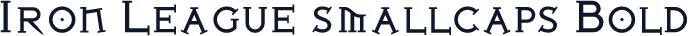 Iron League smallcaps Bold
