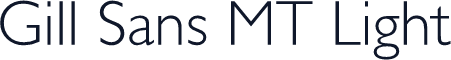 Gill Sans MT Light
