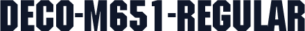 Deco-M651-Regular