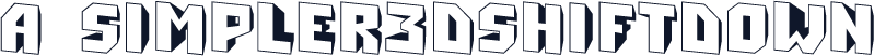 a_Simpler3DShiftDown