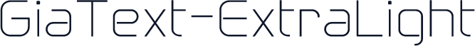 GiaText-ExtraLight