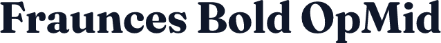 Fraunces Bold OpMid