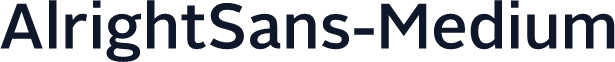 AlrightSans-Medium