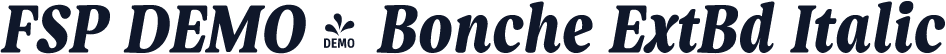 FSP DEMO - Bonche ExtBd Italic