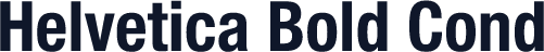 Helvetica Bold Cond