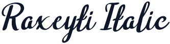 Raxeyti Italic