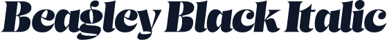 Beagley Black Italic