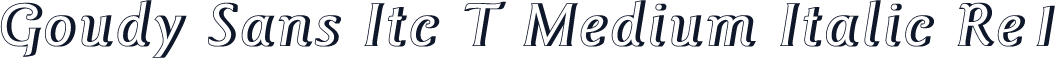 Goudy Sans Itc T Medium Italic Re1
