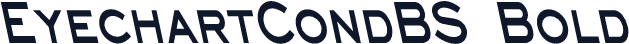 EyechartCondBS Bold