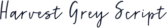 Harvest Grey Script