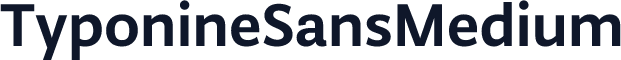 TyponineSansMedium