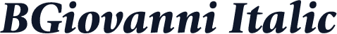 BGiovanni Italic