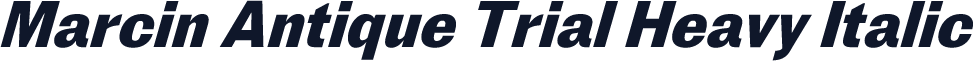 Marcin Antique Trial Heavy Italic