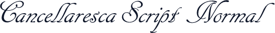 Cancellaresca Script  Normal