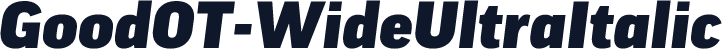 GoodOT-WideUltraItalic
