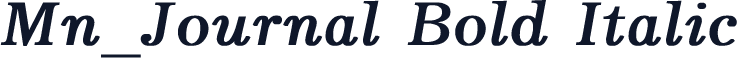 Mn_Journal Bold Italic