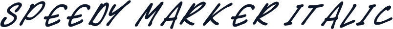 Speedy Marker Italic
