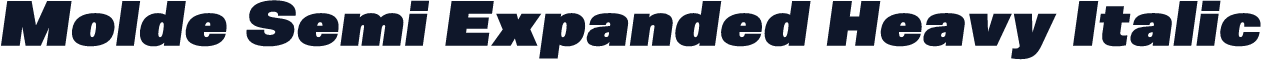 Molde Semi Expanded Heavy Italic