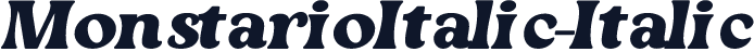 MonstarioItalic-Italic