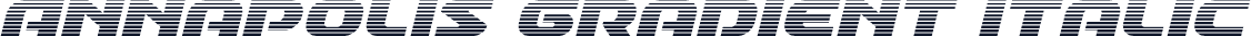 Annapolis Gradient Italic