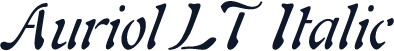 Auriol LT Italic