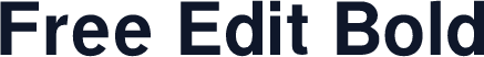 Free Edit Bold