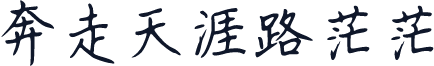奔走天涯路茫茫