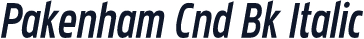 Pakenham Cnd Bk Italic